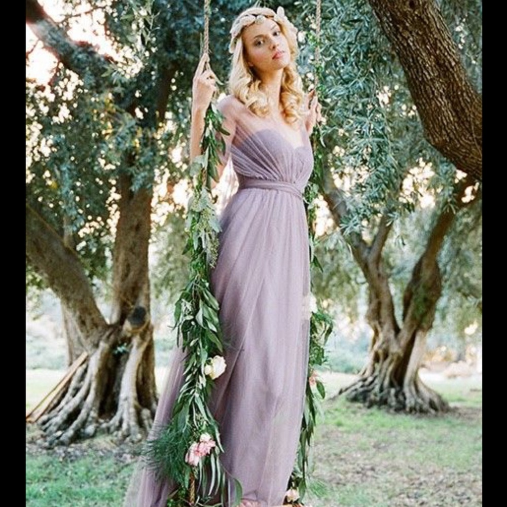 Jenny Yoo collection Annabelle convertible bridesmaid dress gown - custom straps